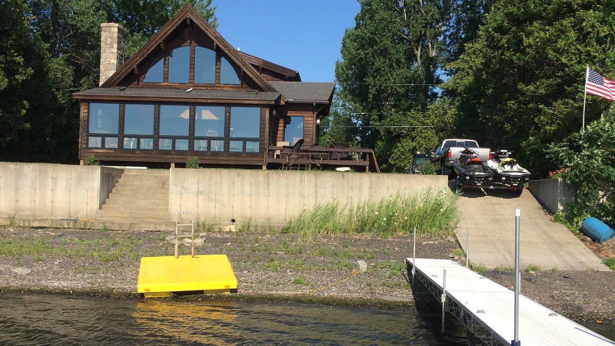 Alburg House | Year round lakefront property on a quiet private road.