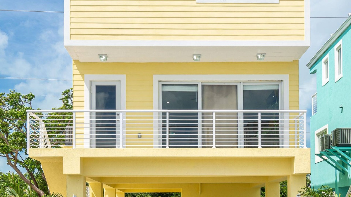 Key Largo House | Yellow 3 Story Home