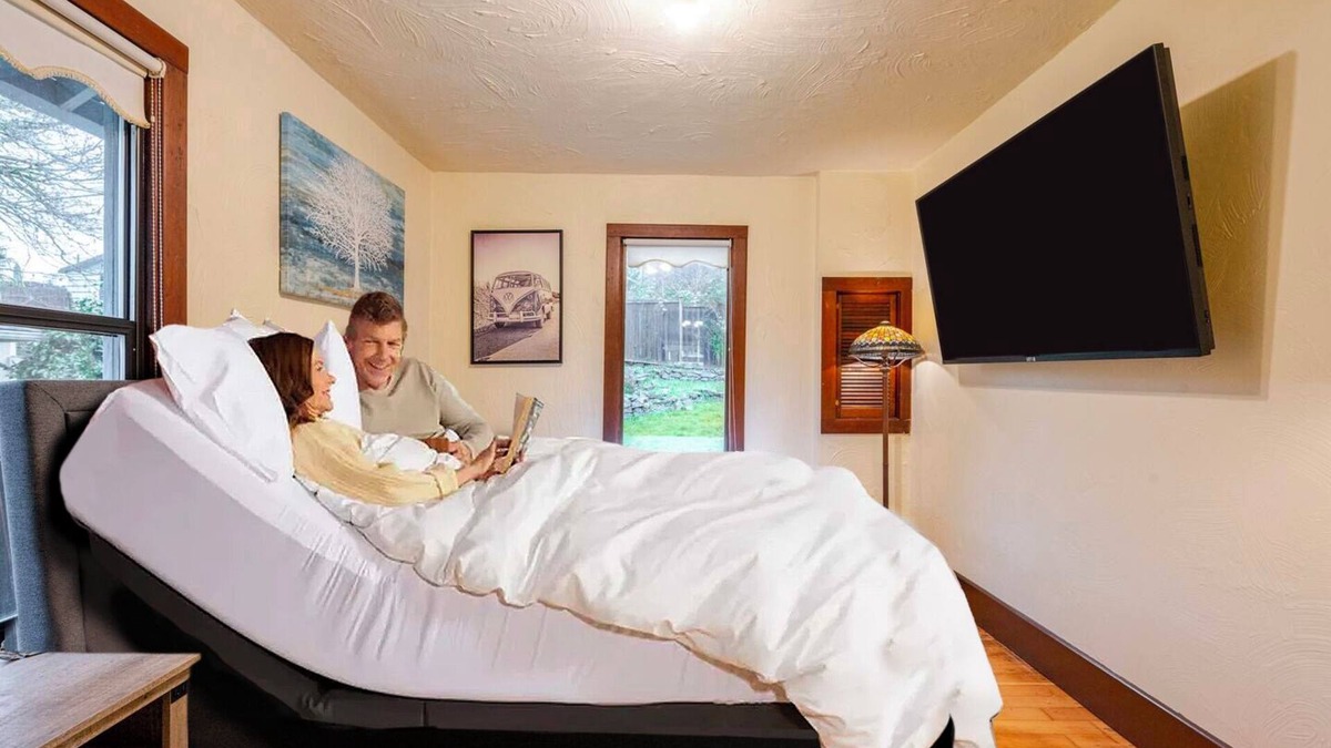 West End House | You deserve the best! Adjustable king bed with premium mattress, massage chair