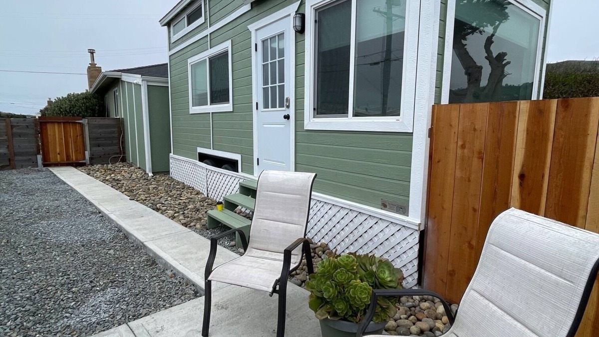 Sharp Park House | You'll love this unique and romantic ocean view escape tiny house.