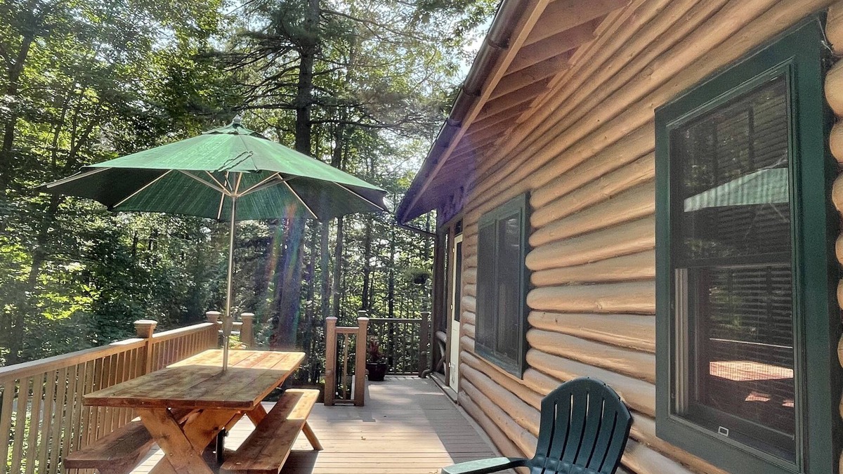 Lucerne-in-Maine Cabin | Your Maine Log Cabin nGetaway