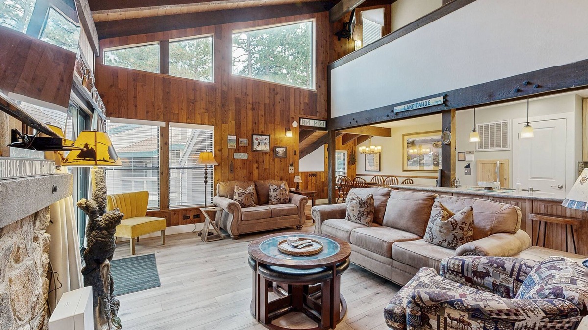 South Lake Tahoe House | Your next vacation getaway is less than 200 steps to a private beach on the lake