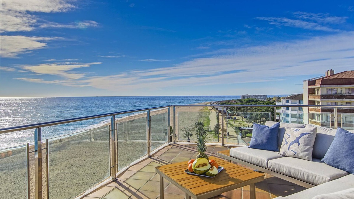 Santa Susanna Apartment | Yourhouseinspain-BEST SEA AND BEACH VIEW in Santa Susanna, A/C, Pool