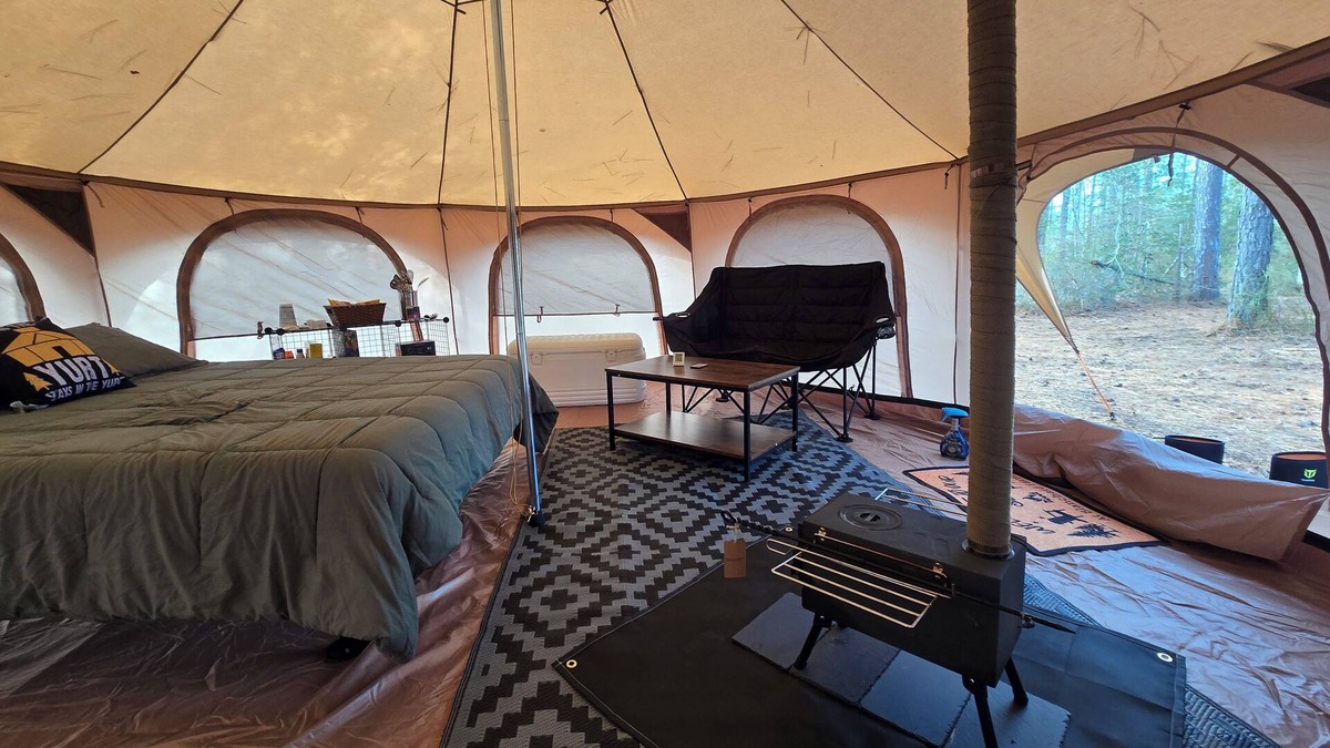 Moon RV Rental | Yurt Campsite At Blanchard Farm
