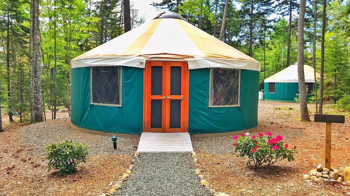 Southwest Harbor Cottage | Yurt Glamping on the Quiet-side of Acadia National Park!