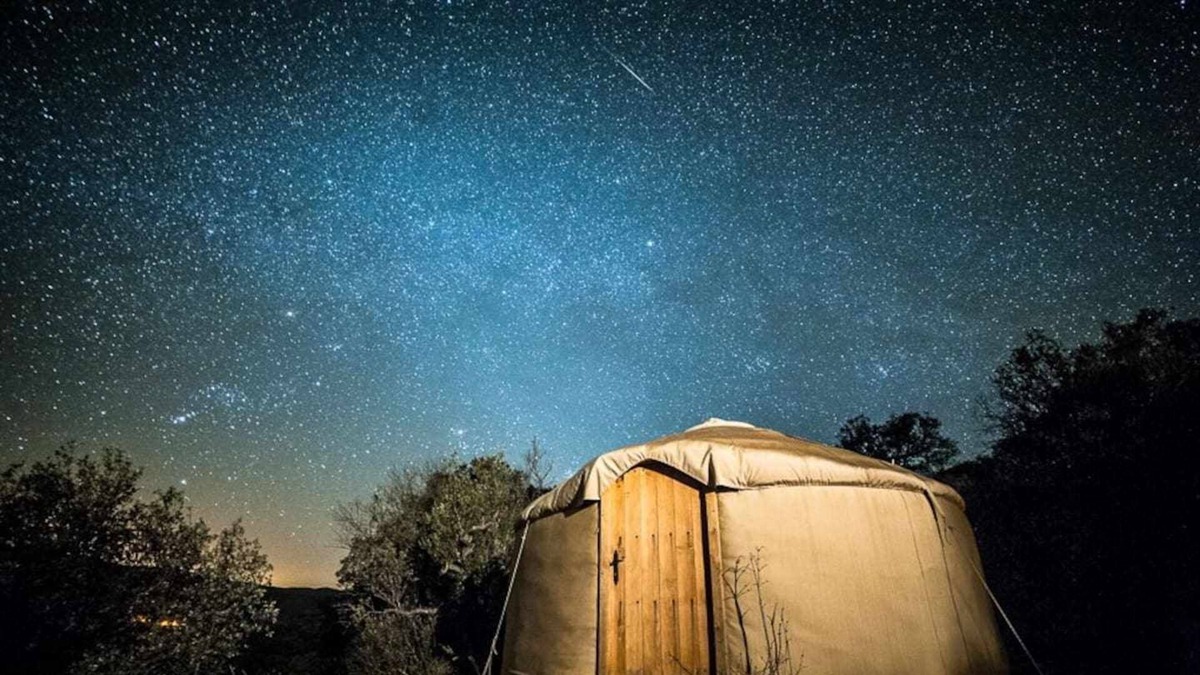 Tremp RV Rental | Yurt in nature, overlooking the Congost de Mont-Rebei