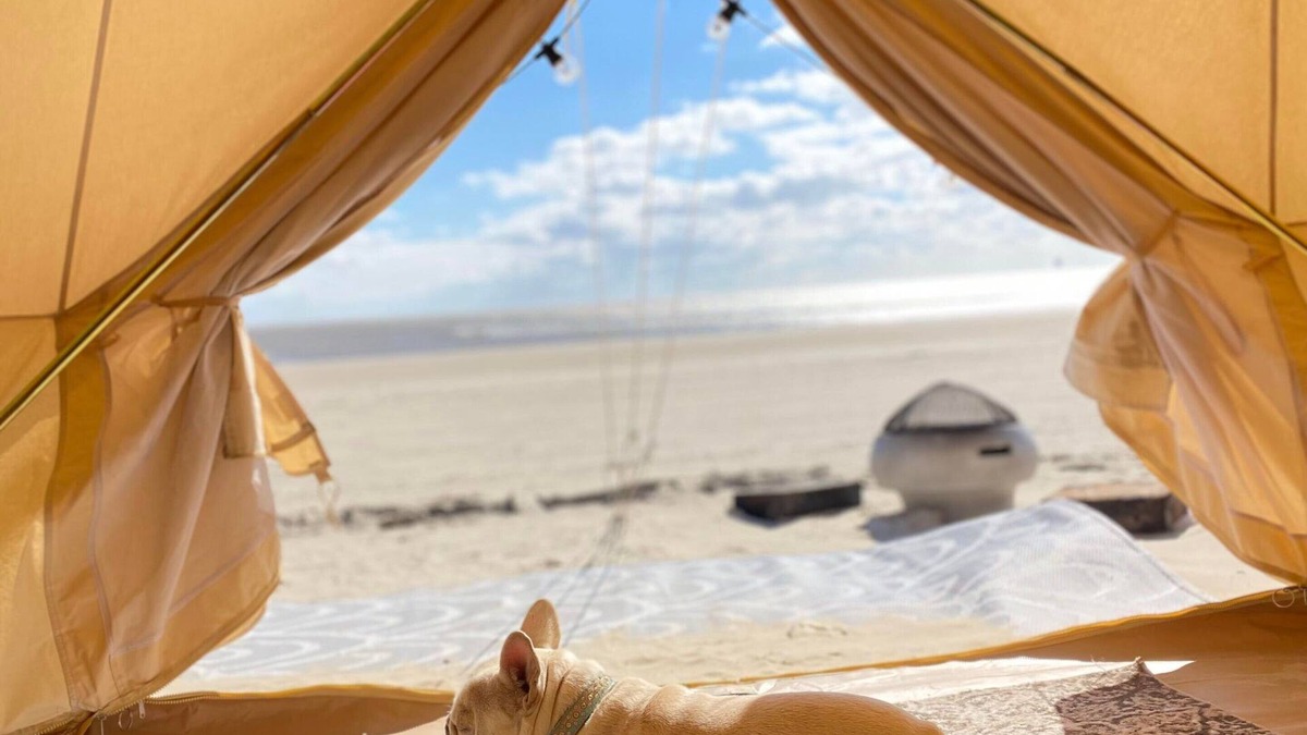Crystal Beach RV Rental | Yurt on the Beach