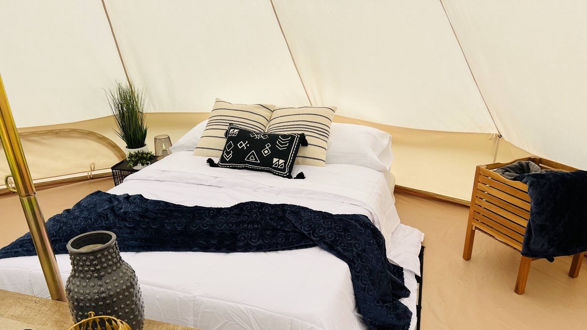 Keedysville RV Rental | Yurt Tent Glamp Amongst Cows - AC, Fire Pit, Grill, Ask About Pool
