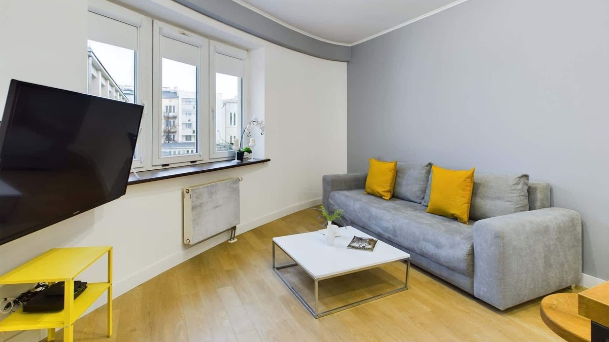 Nowa Praga Apartment | Zabkowska 41A Modern Studio Smart TV