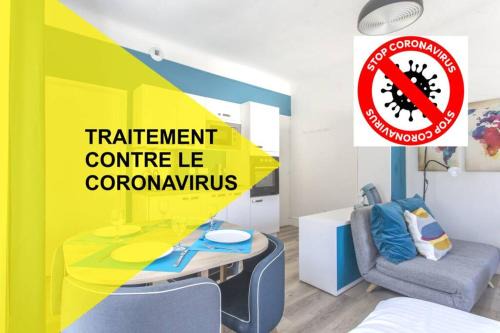 Challes-les-Eaux Apartment | Zen Studio Les Thermes - Challes Centre - Parking