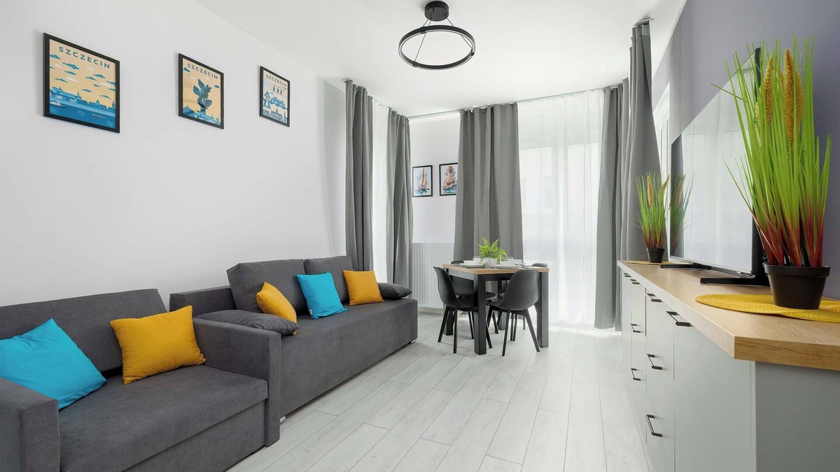 West Pomeranian Voivodeship Apartment | Zielonego Mostu 1 | Szczecin | Modern Apartment | Parking | Water View | Balcony