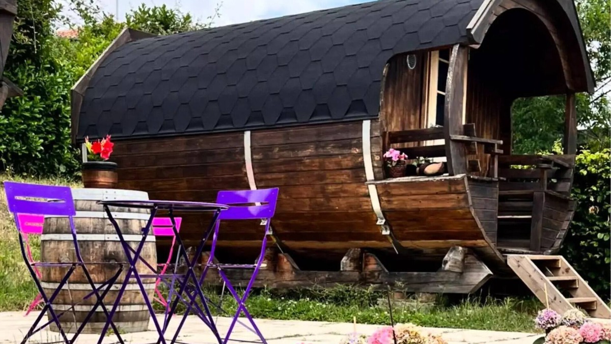 Fleurie Cabin | Zimmer Tonneau BARREL (ohne Sanitäranlagen) 2 Personen