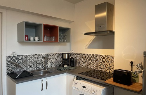 Grand-Fort-Philippe Apartment | À 200 m de la Plage, Central, bel Appartement 3 Pièces Dans Maison Classée