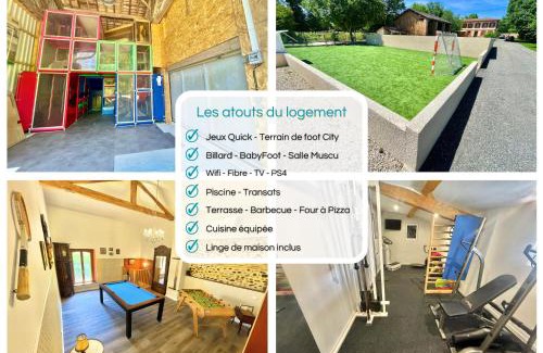 Poucharramet House | " Ô Chai Nous " 14 pers - Billard, Babyfoot - Structure de Jeux