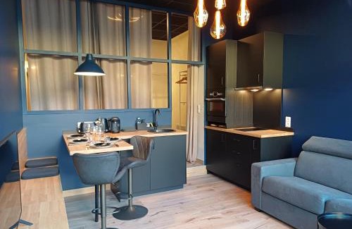 Saint-Lo Apartment | Ô Valvi : loft avec balnéo, terrasse et parking