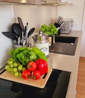 Haffkrug Apartment | ٤Neu٤Fantastischer Meerblick-Stylish-King Bed-PP