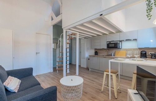 Tourcoing Apartment | 1 bedroom duplex apartment with private parking