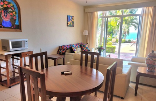 Tepic Condo | 1-Bedroom, Poolside, Ocean View Condo 107 at Vista Encantada's Jungle Paradise!