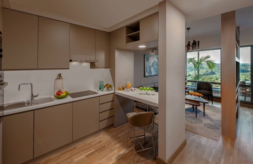 Maslak Apartment | 1 BEDROOM STUDIO WİTH TERRACE FOREST/CİTY VİEW