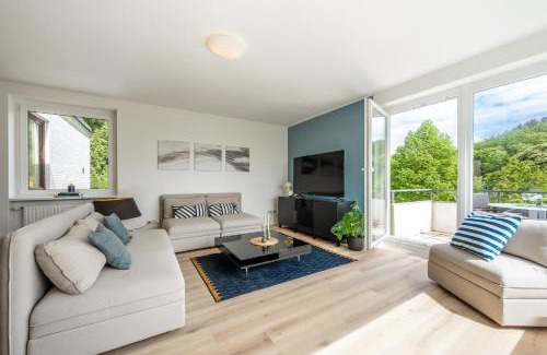 Grunhof Apartment | 1 Relax Homedesign Wohntraum in Geesthacht mit Elbblick bei HH