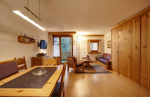 Silvaplana Apartment | 1-room flat with mountain view on the 3rd floor