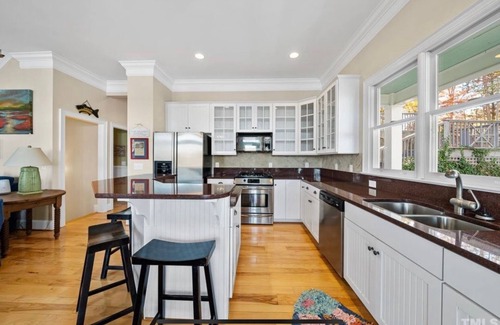 Leasburg House | 180 degree water views await in this 4 bedroom/3 full bath Hyco Lake Cottage!
