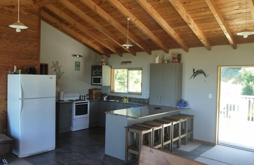 Mataikona House | 180 degrees ocean view, right on the beach.