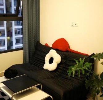 Gia Lam Apartment | 1BR Vinhomes Apt Balcony! Bauhaus Style Cozy House