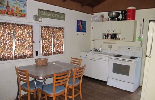 Spooner Cottage | 2 bedroom, 1 bath cabin with bunkhouse on fully recreational lake