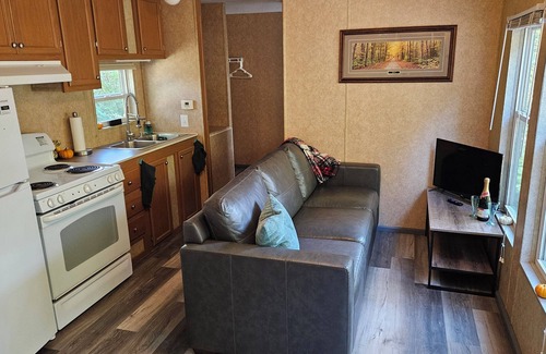 Carlton Cabin | 2-bedroom cabin on quiet Lac LA Bell Lake enjoy fishing, swimming and more!