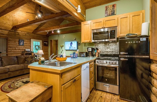 Nashville Cabin | 2 BR, 2 BA Log Cabin with Hot Tub, pet friendly