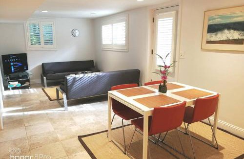 Town of North Castle Apartment | 2-Br Stylish Apt & Sauna in Woods. 24/7 check-in.
