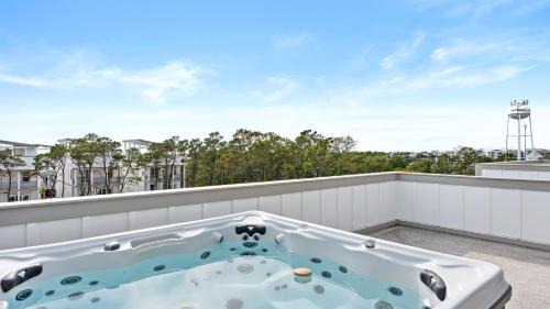 West Panama City Beach House | 2 Homes in Inlet Beach by AvantStay Sleeps 24 Walk to Beach Free Golf Cart Rooftop Decks Pool Access