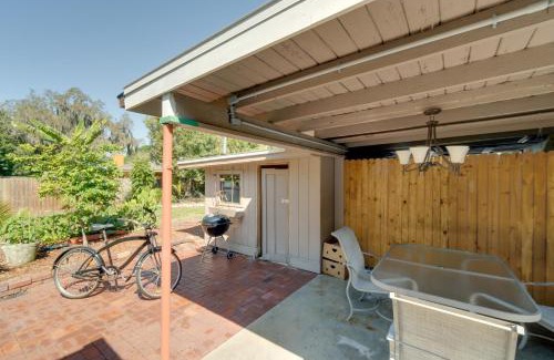 Palmetto House | 2 Mi to Riverwalk Palmetto Gem with Fire Pit and BBQ