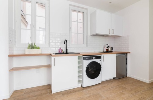 La Villette Apartment | 2 pieces fonctionnel metro Jaures - Paris 19 - 4p