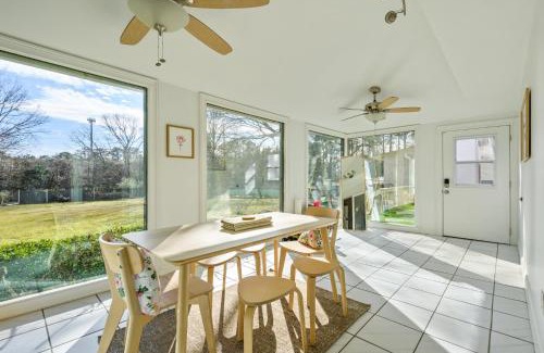 Town Center House | 2 Story Home With Sunroom & Cozy Deck Close To KSU