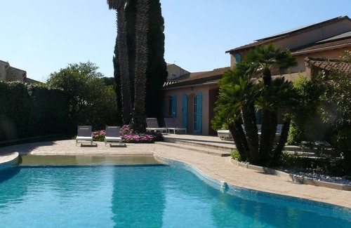 Marseillan Plage Villa | -20% Oct 25–Nov 1 🏡 Heated XXL Pool 🐾 Pets Welcome – Mediterranean Villa