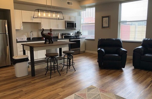 Charleston Apartment | 202 Brand new Downtown living - king - WiFi 70” TV