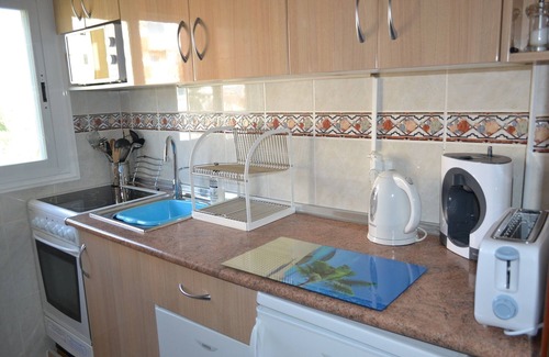 Torrox Costa Apartment | 25 metres to the beach, great sea view and overlooking beautiful pool & gardens