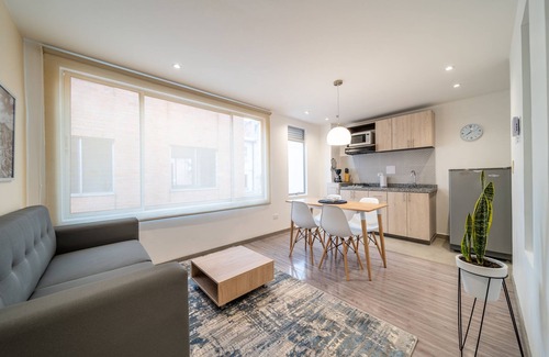Financial District Apartment | 2BR Magnificent Apartment in Chapinero Alto + WIFI