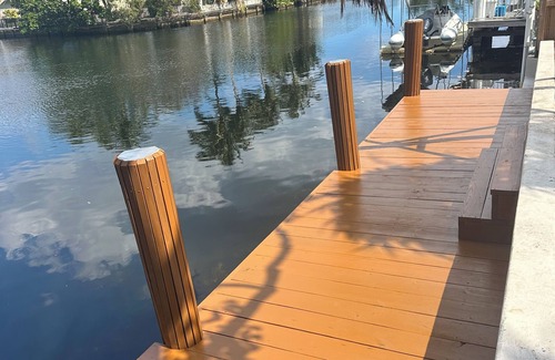 North Central Hollywood House | 3-Bedroom Vacation Home + Ocean Access Boat + Private Pool + Luxury Amenities