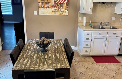 Blytheville House | 3 bedrooms, 2 full bath, dining room, great room, den, beautiful outdoor patio.