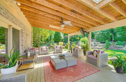 Spry House | 3 Mi to Lake Redman Home with Furnished Pergola!