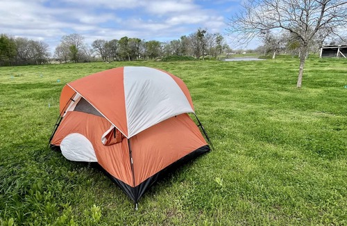 Waco RV Rental | 3 Person Tent on Waco Farm C5