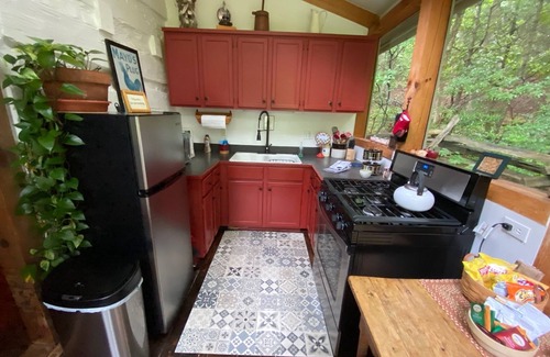 Montebello Cabin | 3 Sisters - Historic 1840 Pre-Civil War Log Cabin with sauna, hot tub & firepit!