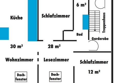 Ermatingen Apartment | 31/2 room attic apartment with large terrace, lake view, 200 m to the lake