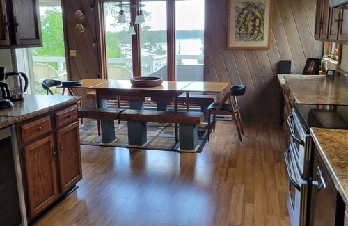 Tower House | 4 bedroom Home with 2 decks for panoramic views and dock access to Daisy Bay