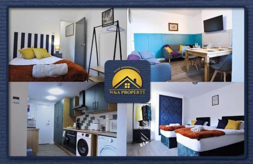 Kettering House | 4 berooms 7 beds house in Kettering 2 showers Garden Fast Wi-Fi