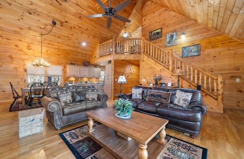 My Mountain House | 4 BR Estate-Pool-Hot Tub-Outdoor Fireplace-Epic Patio-BBQ-Pool Table-DogFriendly