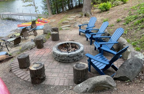 Barnstead House | 4-Season Home Fireplace and Fire Pit in Barnstead